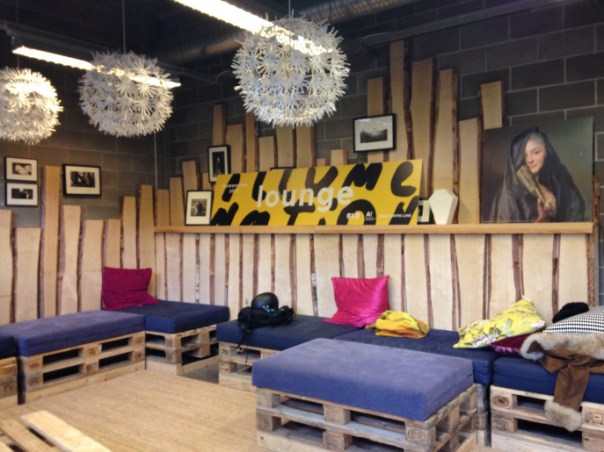 Student lounge space at the Arabia Campus